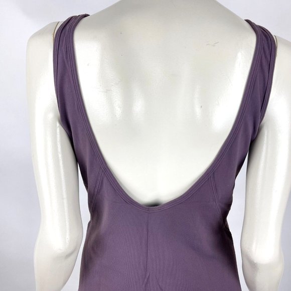 Lululemon‎ Tank Top Women 8? Round Neck Deep V Back Stretch Luon Sleeveless - Picture 7 of 8